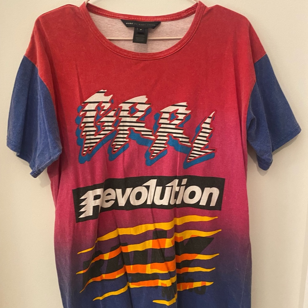 Marc Jacob Mens Graphic Retro print T shirt